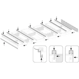 ninka Schubkasteneinsatz-Set Cuisio 350 mm 473 x 270 x 55