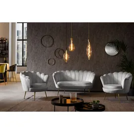 SalesFever Muschelsofa aus Samt