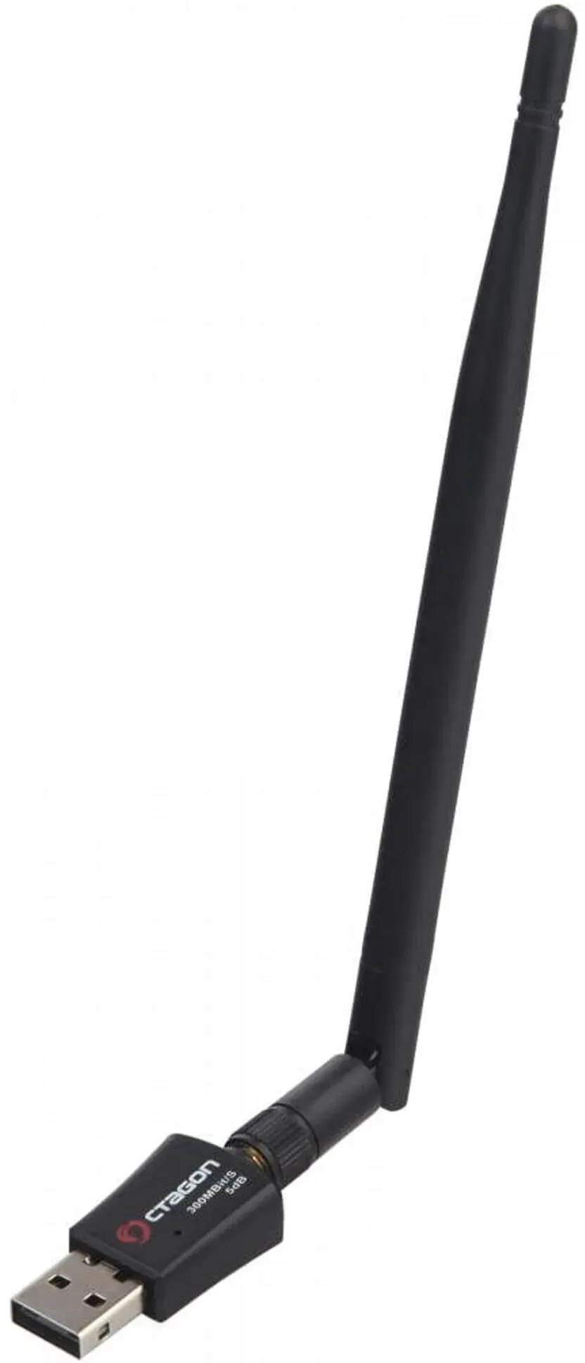 OCTAGON WL038 Wireless LAN USB 2.0 Adapter 300 Mbit/s +5dB - Schwarz