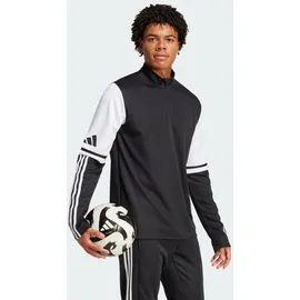 adidas Sweatshirt Halbreißverschluss Schwarz/Weiß XL