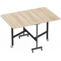 Homcom Klapptisch 80 x 73 x 120 cm Eiche