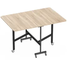 Homcom Klapptisch 80 x 73 x 120 cm Eiche