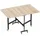 Homcom Klapptisch 80 x 73 x 120 cm Eiche