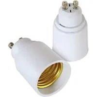 Lissek 4 x Adapter Lampensockel Sockeladapter GU10 auf E27