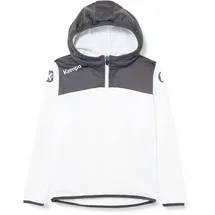 Kempa Emotion 2.0 Quarter Zip Hoodie, weiß/Anthra, XXL