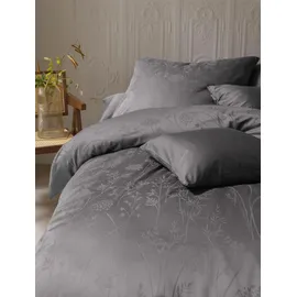 IRISETTE Rio 8643 Floral Grau 135 x 200 cm + 2 x 80 x 80 cm