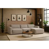 kaiser möbel Ecksofa Ecksofa Cursal L-Form – modular, modern, unvergleichlich bequem, Einzelsofa beige