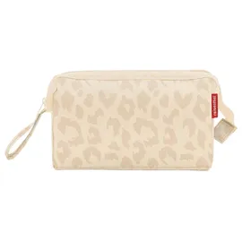 Reisenthel Kulturbeutel Travelcosmetic gepunktet, beige, recycelt