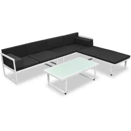 vidaXL Garten-Lounge-Set schwarz 42815