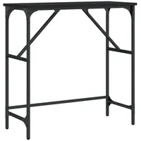 VidaXL Konsolentisch Schwarz 75x32x75 cm Holzwerkstoff