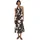 Someday Midikleid Floral Braun 38