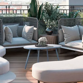 CLP Couchtisch Velva blau