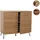 Mendler HWC-M49 85 x 95 x 45 cm Braun