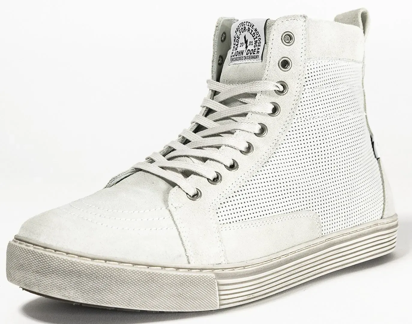 John Doe Neo White Motorschoenen, wit, 42 Voorman