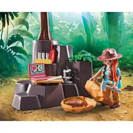 Playmobil Dinos Brachiosaurus-Begegnung mit Luftkissenboot 71819