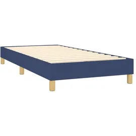 vidaXL Boxspringbett 100 x 200 cm Blau
