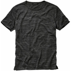 Mey & Edlich Herren Tshirt Regular Fit Schwarz gemustert - 46