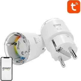 Gosund Smart-Home-Steckdose 10 A Weiß 2 St.