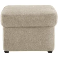 DOMO collection Polsterhocker »Sarafina«, beige