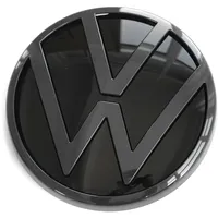 Volkswagen 5H0898633A Emblem Heckklappe Zeichen R Black Edition, schwarz/cyclon