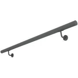 V2Aox Handlauf Treppengeländer 190 cm Edelstahl Anthrazit