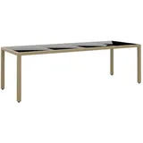 vidaXL Gartentisch 153,5 x 29,6 x 17,8 cm Beige