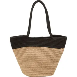 Marc O'Polo Jonna Shopper Jute-Baumwoll-Mix Brown/Black