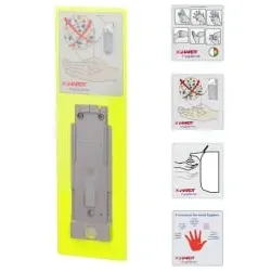 ingo-man® SRL E Signalrahmen, mit Aufkleber 1420147 , Für 500 ml - Spender, leuchthellorange