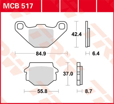 TRW Lucas Remblok MCB517