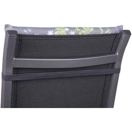 Konifera Sesselauflage 98 x 48 x 5 cm grau 6-tlg.