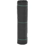vidaXL Unkrautvlies Schwarz 0,5 x 10 m