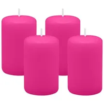 Kopschitz Kerzen Adventskranzkerzen 4 St. Ø 50 x 80 mm pink