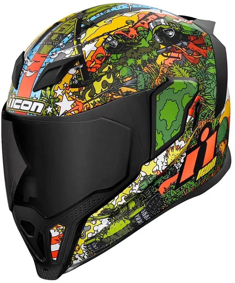 Icon AirfliteTM Gp23 Integralhelm - Green - S