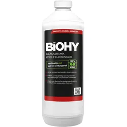 BiOHY Glaskeramik Kochfeldreiniger (1l Flasche) | Optimal zur Reinigung und Pflege von Kochfeld und Induktion | Geeignet für ALLE GERÄTE