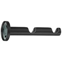 Doppelträger Rillcube in Schwarz