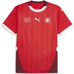 Schweiz 2024 Fußball Heimtrikot Herren PUMA Red Team Regal M