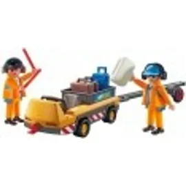 Playmobil City Action Flugzeugschlepper mit Fluglotsen (5396)