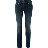 QS Jeans-Hose Catie / Slim Fit Mid Rise Slim Leg - blau - 38/32