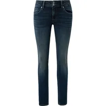 QS Jeans-Hose Catie / Slim Fit Mid Rise Slim Leg - blau - 38/32