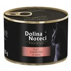 DOLINA NOTECI Premium Nasses Katzenfutter Lachsfilet in Sauce 185g
