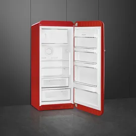 Smeg FAB28RRD6 Retro-Kühlschrank (270 l, 1530 mm hoch, Rot)
