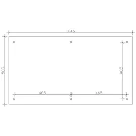 SKANHOLZ Orleans 4 5,69 x 1,046 m weiß