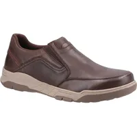 Hush Puppies - Herren Schuhe "Fletcher", Leder FS7672 (45,5 EU) (Kaffeebraun) - Braun - 45,5