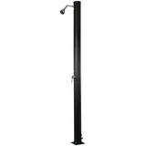 Malibu Solardusche  (Höhe: 225 cm, Kunststoff, Schwarz, 18 l)