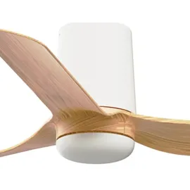 FARO Mini Punt Tub S 90 cm Deckenventilator Weiß/Braun