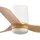 FARO Mini Punt Tub S 90 cm Deckenventilator Weiß/Braun