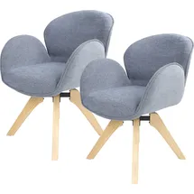 Tom Tailor HOME Armlehnstuhl »WINGS ARMCHAIR« (Set) 2 Stk.mit Armlehnen, drehbar, Rückholfunktion, Massivholzgestell
