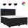 vidaXL Boxspringbett 180 x 200 cm Schwarz