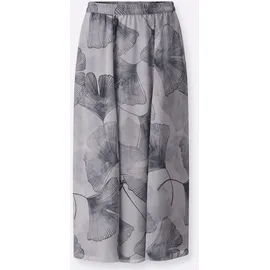 CREATION L A-Linien-Rock Damen Floral Hellgrau 40