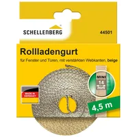 Schellenberg Rolladengurt Mini 14 mm x 4,5 m beige